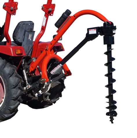 compact tractor post hole digger|euro hitch post hole digger.